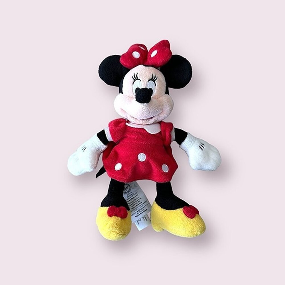 Minnie Mouse Red Disney Store Stuffed Animal Plush